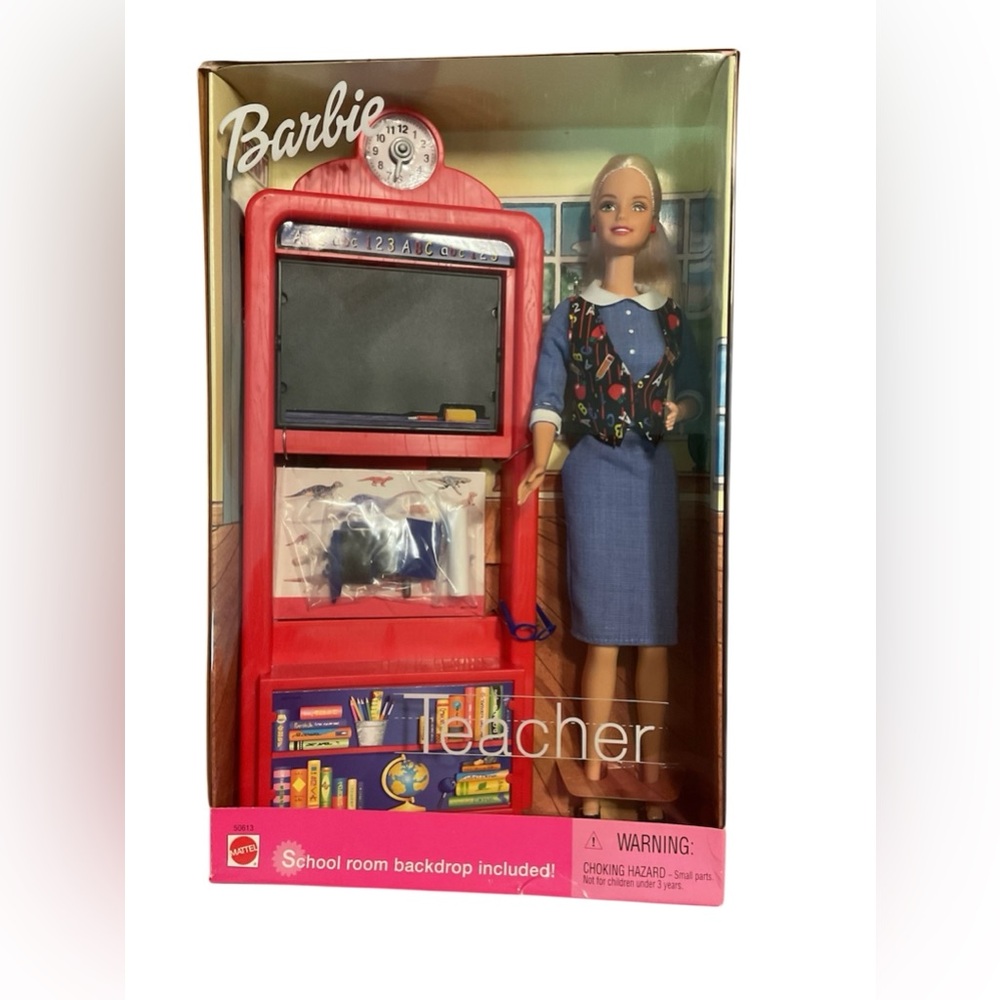 Mattel Barbie TeacherDoll with Red Chalkboard